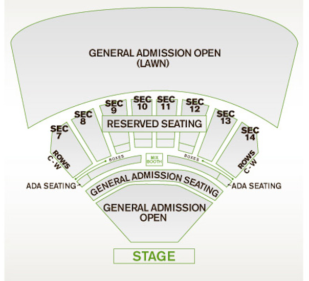Providence Medical Center Amphitheater Seating Chart