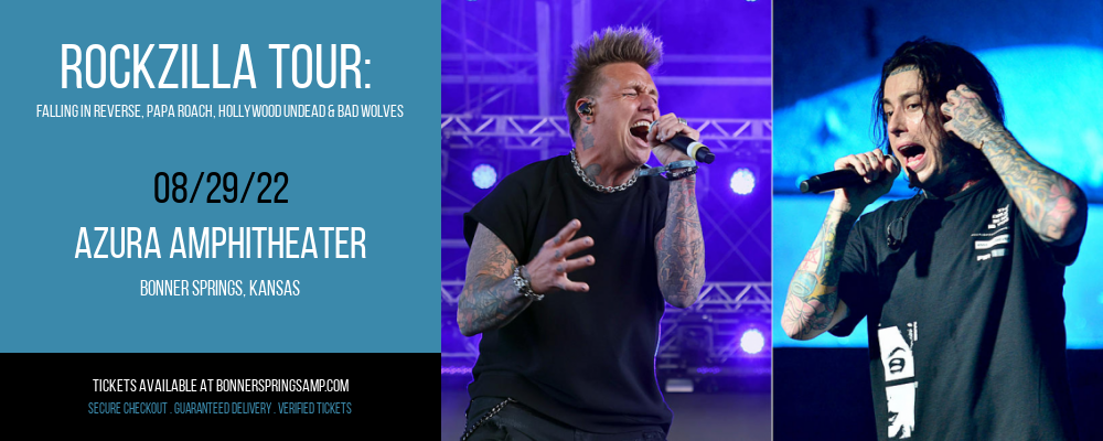 Rockzilla Tour: Falling in Reverse, Papa Roach, Hollywood Undead & Bad Wolves at Azura Amphitheater tickets Rockzilla Tour: Falling in Reverse, Papa Roach, Hollywood Undead & Bad Wolves at Azura Amphitheater