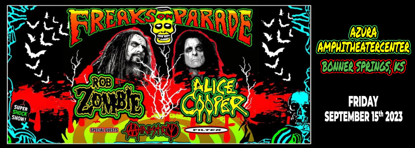 Rob Zombie & Alice Cooper at Azura Amphitheater tickets Rob Zombie & Alice Cooper at Azura Amphitheater