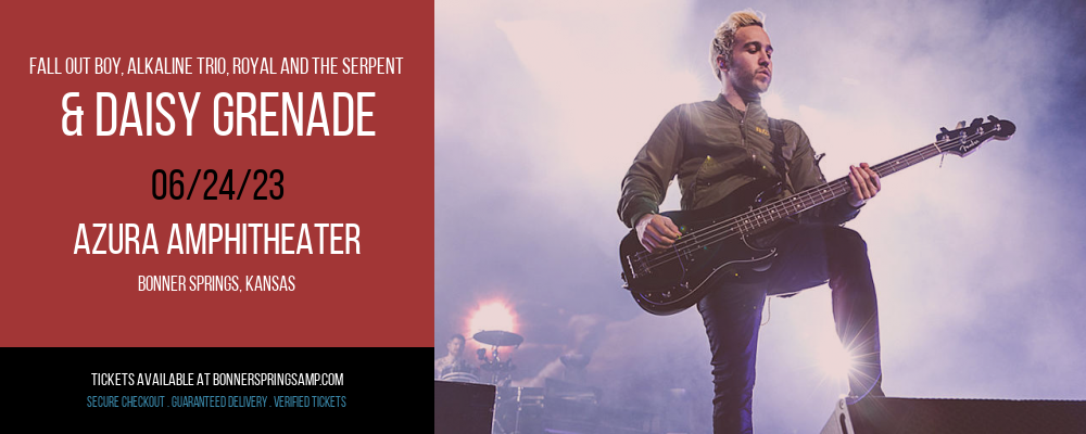 Fall Out Boy, Alkaline Trio, Royal and The Serpent & Daisy Grenade at Azura Amphitheater