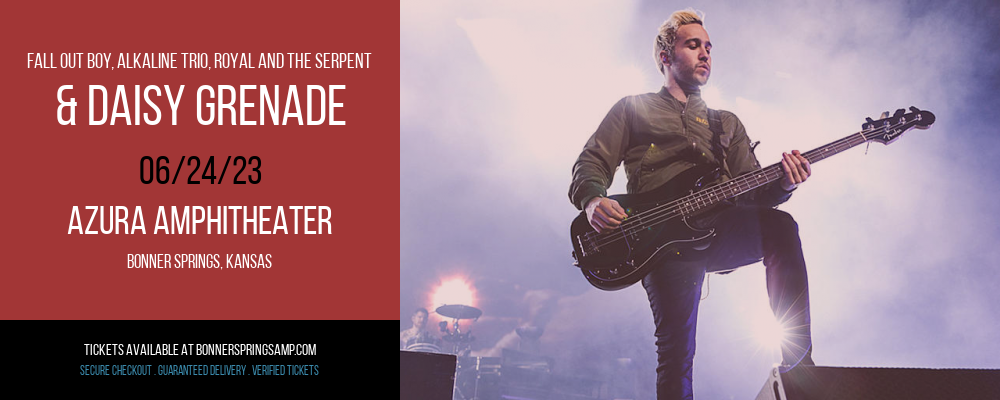 Fall Out Boy, Alkaline Trio, Royal and The Serpent & Daisy Grenade at Azura Amphitheater tickets Fall Out Boy, Alkaline Trio, Royal and The Serpent & Daisy Grenade at Azura Amphitheater