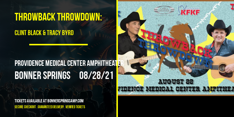 Throwback Throwdown: Clint Black & Tracy Byrd at Providence Medical Center Amphitheater