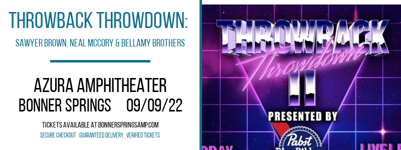 Throwback Throwdown: Sawyer Brown, Neal McCory & Bellamy Brothers at Azura Amphitheater