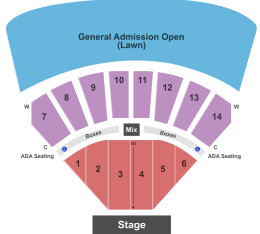 Azura Amphitheater Seating Chart